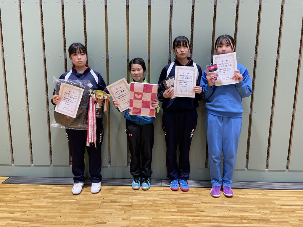 2022齋藤清杯_中学生以下女子シングルス