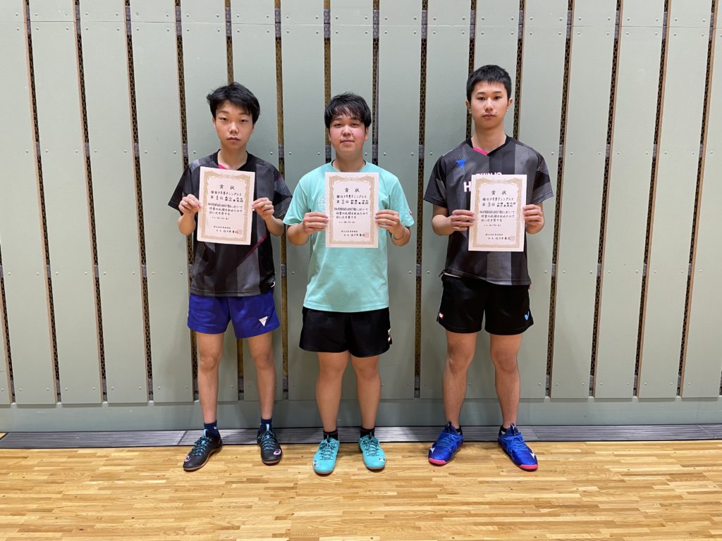 2022国体地区予選_少年男子シングルス