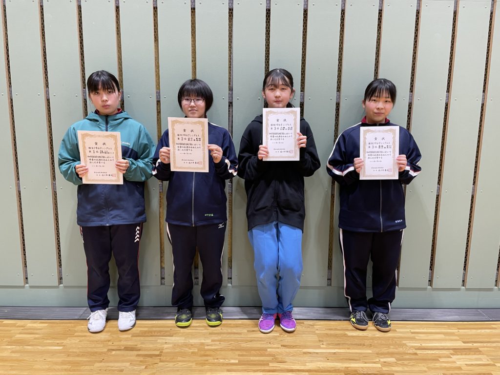 2022国体地区予選_少年女子シングルス