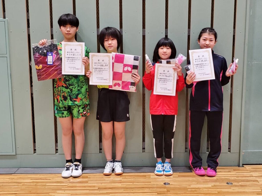 2023_齋藤清杯_小学生以下女子シングルス