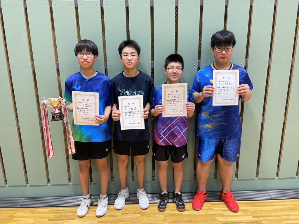 2025夏季大会_14歳以下男子シングルス