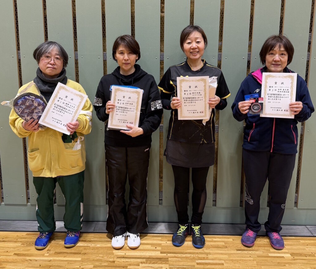 2025年度_草刈杯_ラージ女子入賞者